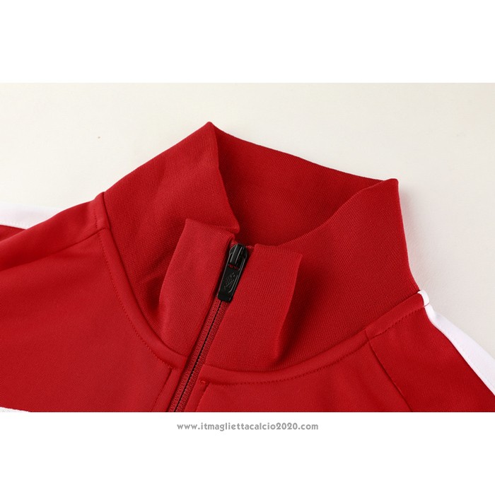 Tuta da Track Giacca Liverpool 2020 2021 Rosso e Bianco